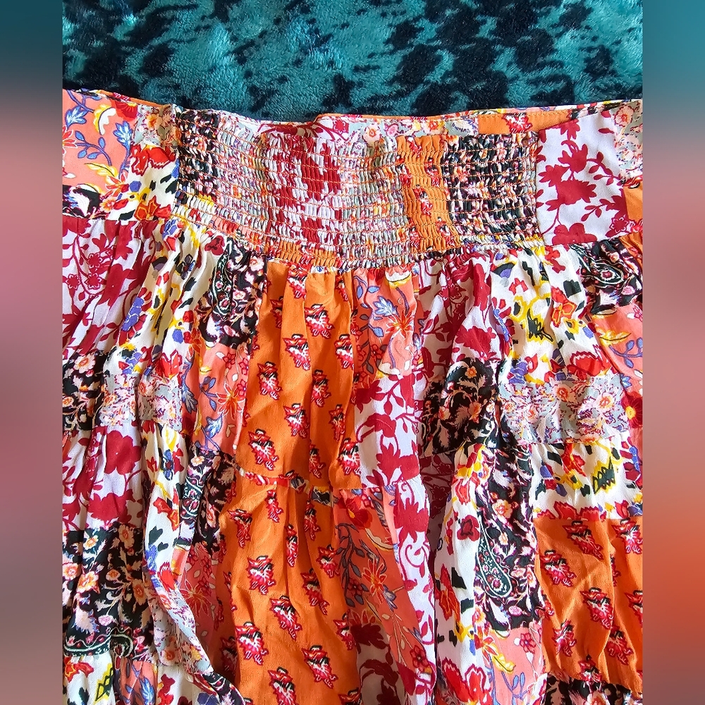 Maeve Lightweight 100% Viscose Patchwork Style Fl… - image 8